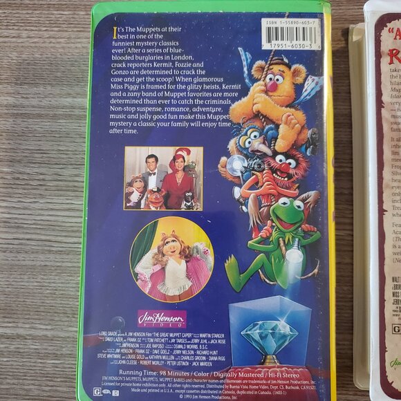 2 Muppet Movies VHS - The Great Muppet Caper and Muppet Treasure Island - Picture 5 of 10